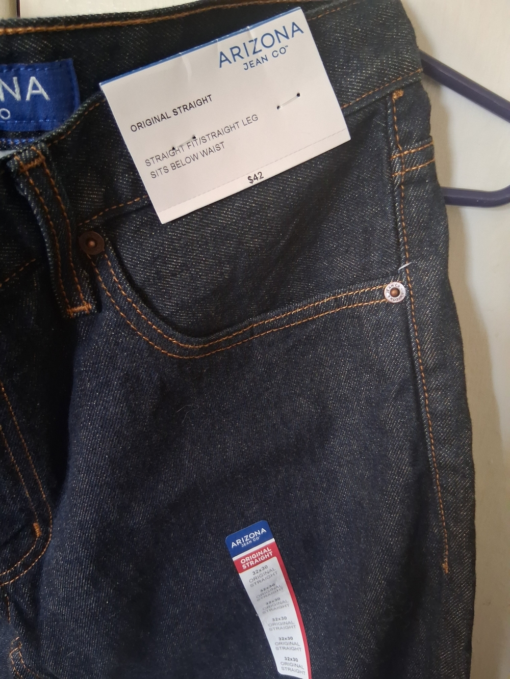 Arizona Original Straight Men’s Jeans - Dark Indigo